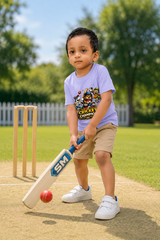 animal-cricket-Boy's Crew Neck T-Shirt