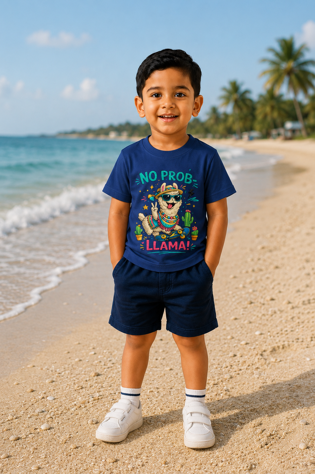 no problem Boy's Crew Neck T-Shirt