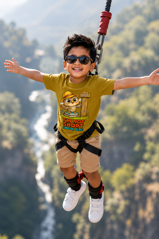 owl short Boy's Crew Neck T-Shirt